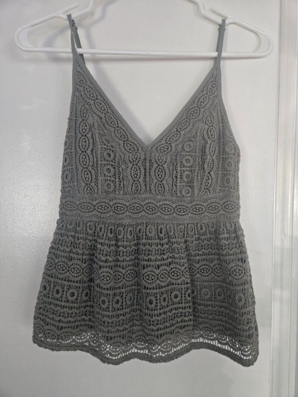 Abercrombie Crochet Tank, Size XS